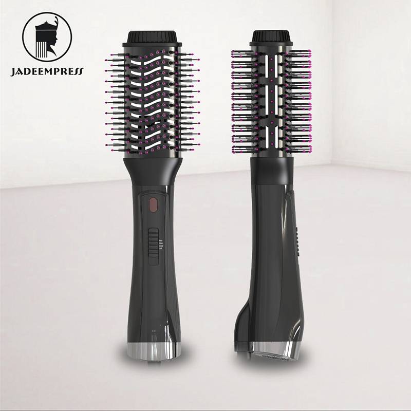 Best 2 In 1 Rotating Cepillo Secador Para Mascotas One Step Hair Flat Iron Hot Air Brush Dryer With Private Label