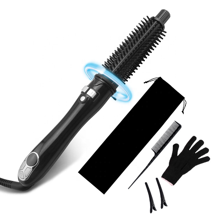 Multi-purpose Rotating Hot Hair Brush Curler Roller Rotate Hot Style Comb Styling Curling Flat Iron